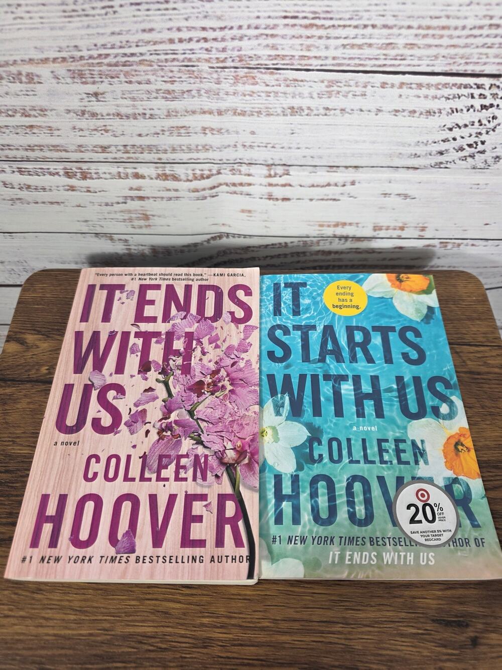 Colleen Hoover Book Set It Ends with Us It Starts with Us Romance Lot 2